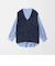 フェザー Vネックベスト＋シャツ ‐セットアイテム‐＜A DAY IN THE LIFE＞