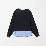 ボトルネックニット＋インナー ‐セットアイテム・ウォッシャブル‐＜A DAY IN THE LIFE＞