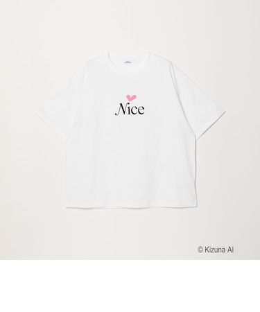 ＜Kizuna AI × NICE WEATHER＞ロゴ Tシャツ