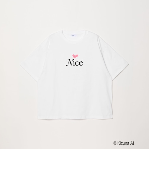 ＜Kizuna AI × NICE WEATHER＞ロゴ Tシャツ