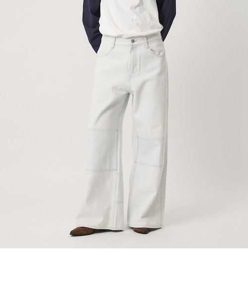 ホワイト パッチワーク フレアパンツ　Levi's パッチワーク ワイド フレア デニムパンツ｜ユナイテッドアローズ