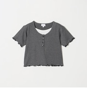 テレコ ヘンリーネック Tシャツ / キッズ 110cm-130cm