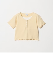 テレコ ヘンリーネック Tシャツ / キッズ 110cm-130cm