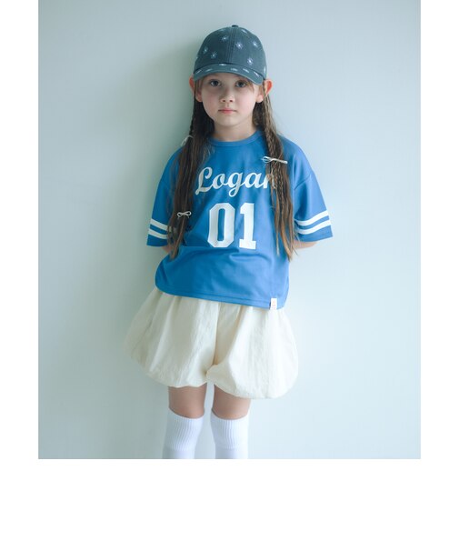 【別注】＜LOGAN knitting mills＞ナンバリング Tシャツ / キッズ  120cm-160cm