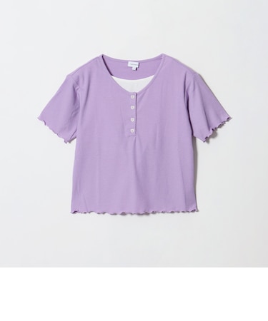 テレコ ヘンリーネック Tシャツ / キッズ 140cm-160cm