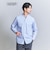 【WARDROBE SMART】コットン バンドカラー スキッパー シャツ