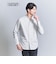 【WARDROBE SMART】コットン バンドカラー スキッパー シャツ