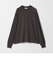 ＜OWNESS＞18ゲージ カシミヤ クロップド クルーネック ニット
