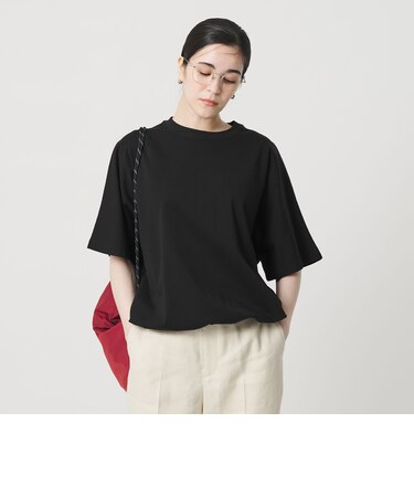 ヘム ドローストリング 5分袖 Tシャツ