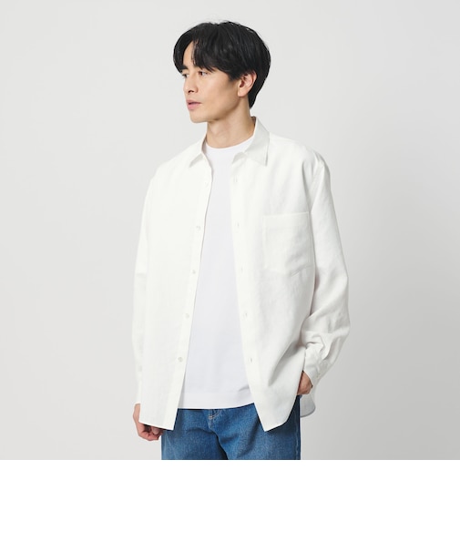 ライト リネンタッチ レギュラー シャツ FORM TAPERD型
