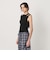 ＜H＞コットンリブ スリット タンクトップ
