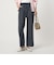 ［size SHORT/TALLあり］ニーハイフレアパンツ デニム 2 ストレッチ