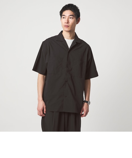 WONDER CLOTH オープンカラー 3ポケット 半袖シャツ -ストレッチ・接触冷感・吸水速乾-