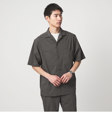 WONDER CLOTH オープンカラー 3ポケット 半袖シャツ -ストレッチ・接触冷感・吸水速乾-