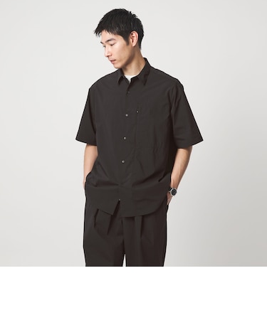 WONDER CLOTH ジャストルーズ レギュラーカラー 半袖 シャツ -ストレッチ・接触冷感・吸水速乾-
