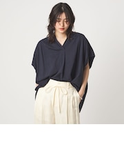 ［size SHORTあり］ショルダー タック スキッパー ブラウス