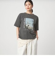 ＜at ease＞アソート フォトプリント ショートスリーブ カットソー