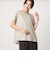 ＜at ease＞バック フレア カットソー  接触冷感 UVカット 遮熱