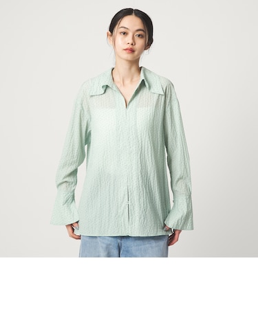 ＜EMMEL REFINES＞EM ドット セミシアー シャツ