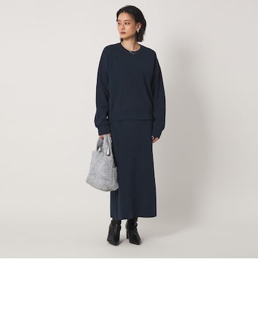 ニットプルオーバー＋スカート ‐セットアイテム・ウォッシャブル‐ ＜A DAY IN THE LIFE＞
