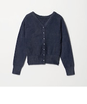 フェザー フェイクパールボタン Vネックニット 2WAY ‐ウォッシャブル‐ ＜A DAY IN THE LIFE＞