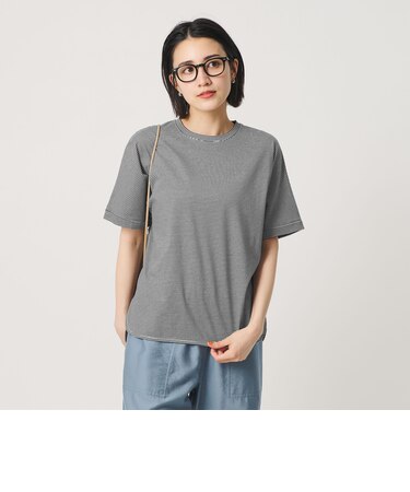コットン天竺 ラウンドヘム Tシャツ
