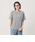 コットン天竺 ラウンドヘム Tシャツ