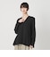【Wardrobe DAILY MINIMAL】ペプラム Vネックプルオーバーカットソー
