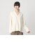 【Wardrobe DAILY MINIMAL】ペプラム Vネックプルオーバーカットソー