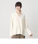 【Wardrobe DAILY MINIMAL】ペプラム Vネックプルオーバーカットソー