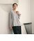 【Wardrobe DAILY MINIMAL】ペプラム Vネックプルオーバーカットソー