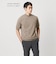 ショートスリーブ モックネック ニットTシャツ UA COZY ウォッシャブル 抗菌防臭