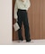 タックワイドストレートパンツ ウォッシャブル