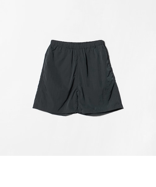 <H>ナイロンワッシャー ソリッド ショートパンツ