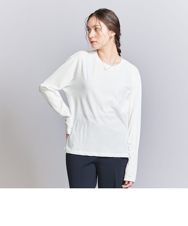 コットン ルーズ ロングスリーブ Tシャツ