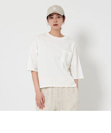 ドルマンスリーブ ポケット Tシャツ 接触冷感