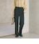 【Wardrobe DAILY MINIMAL】メランジ タックストレートパンツ ウォッシャブル
