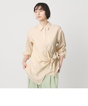 ドレープ ギャザー シャツ ‐ウォッシャブル‐