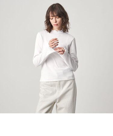 ＜Steven Alan＞ドット リブ フリル プルオーバー