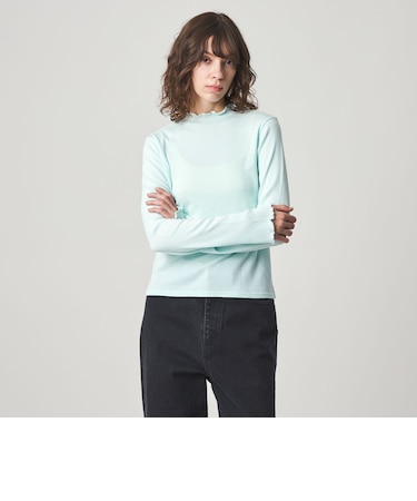 ＜Steven Alan＞ドット リブ フリル プルオーバー