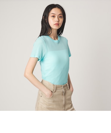 <EMMEL REFINES>EM シアーテレコ クルーネック Tシャツ