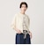 【Wardrobe DAILY MINIMAL】ハーフスリーブ シアーカーディガン ウォッシャブル