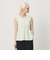 【Wardrobe DAILY MINIMAL】ペプラム2WAY ノースリーブリブニット ウォッシャブル