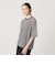 コットンポリエステル シアーボーダー Tシャツ