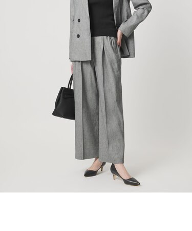ECLISSE ストレート ワイドパンツ