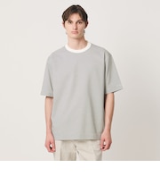 ポンチボーダー Tシャツ デオドラント 抗菌防臭 接触冷感
