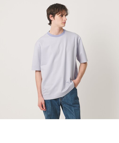 ポンチボーダー Tシャツ デオドラント 抗菌防臭 接触冷感