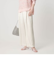 チェック 2タック ワイドパンツ ‐ウォッシャブル‐