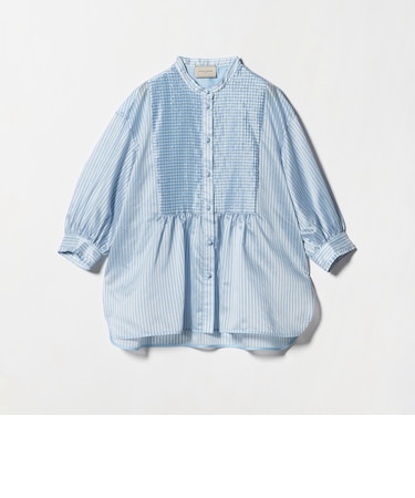 シルキー ピンタック ブラウス ‐ウォッシャブル‐