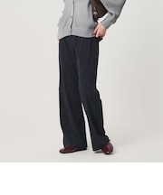 スエードライク フレアパンツ ウォッシャブル
